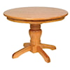 Wayside Custom Furniture Kountry Knob Round Mission Single Pedestal Table