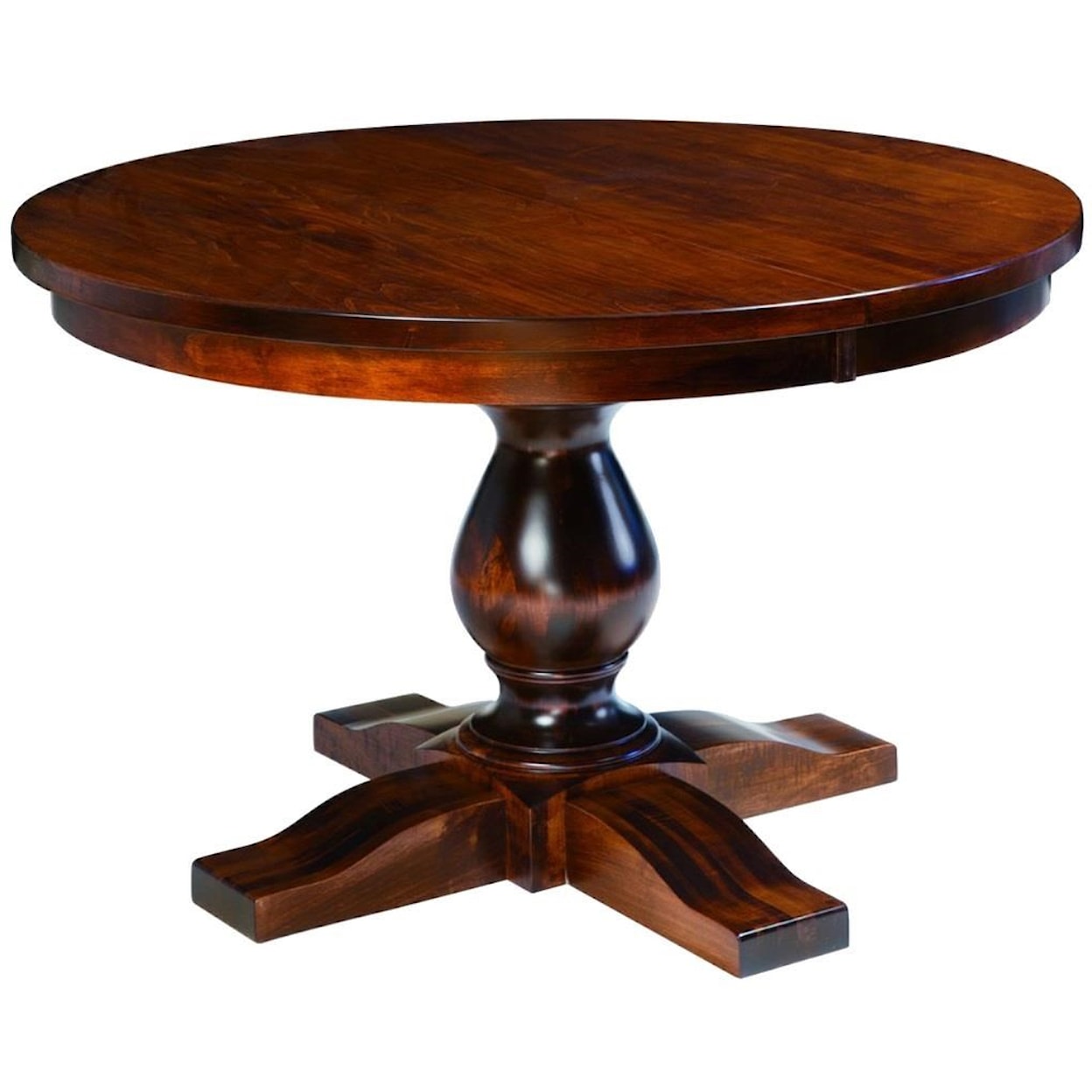 Wayside Custom Furniture Kountry Knob Salem Single Pedestal Table