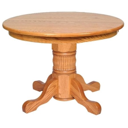Traditional Tulip Single Pedestal Table