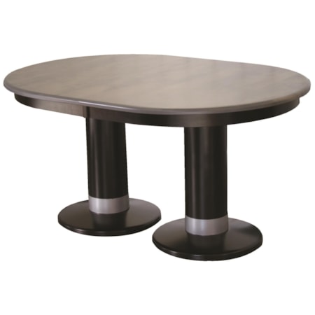 Alcoe Round Double Pedestal Table