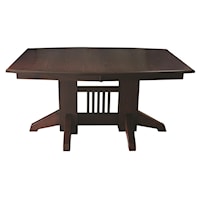 Shaker Double Pedestal Table