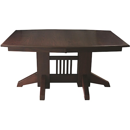 Shaker Double Pedestal Table