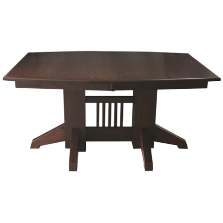 Shaker Double Pedestal Table