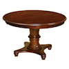 Wayside Custom Furniture Kountry Knob Woodbury Single Pedestal Table
