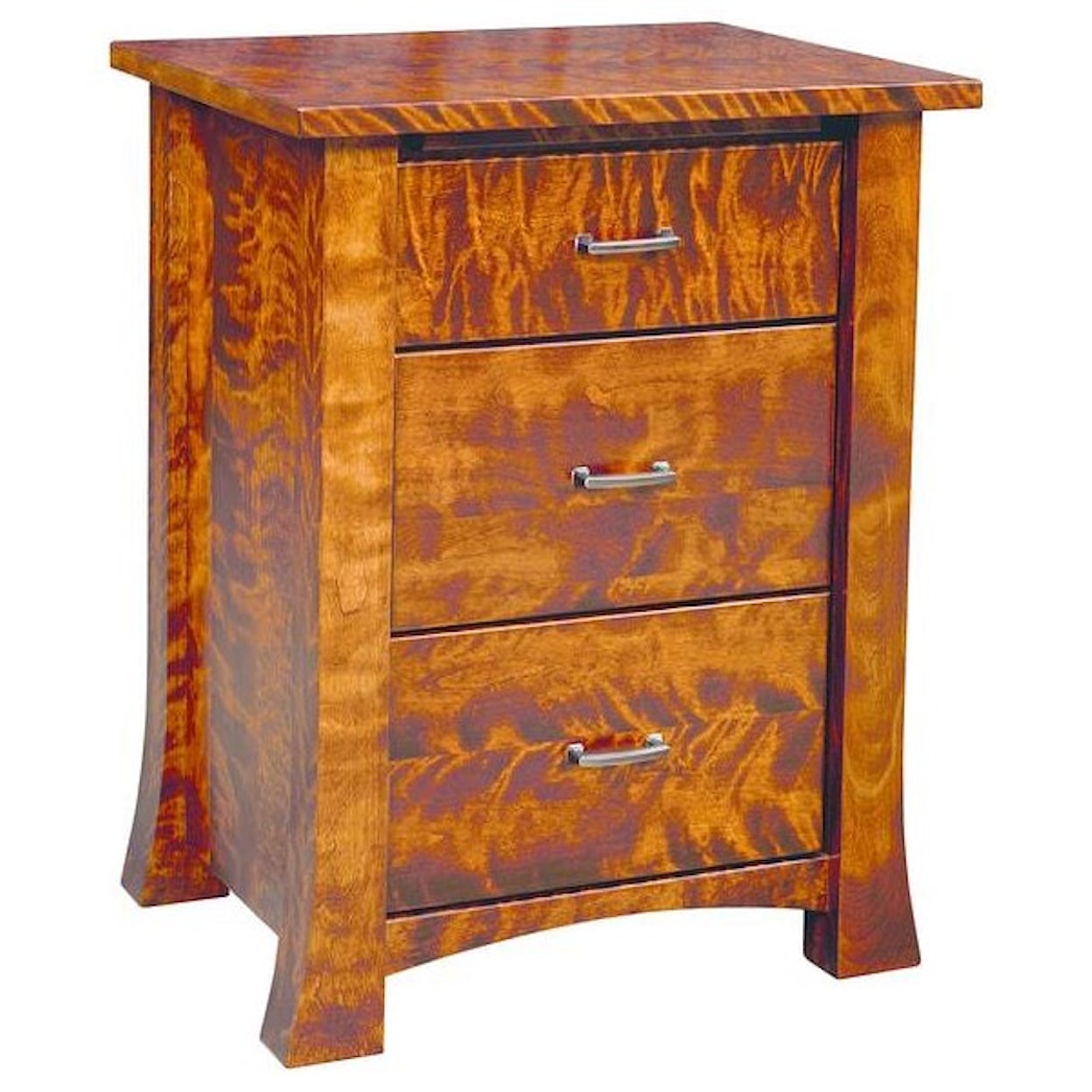 Wayside Custom Furniture Linmore 3 Drawer Nightstand