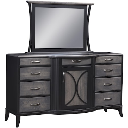 9 Drawer Dresser & Mirror