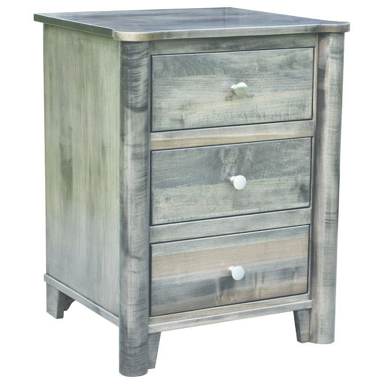 Wayside Custom Furniture Millenium Cottage 3 Drawer Nightstand