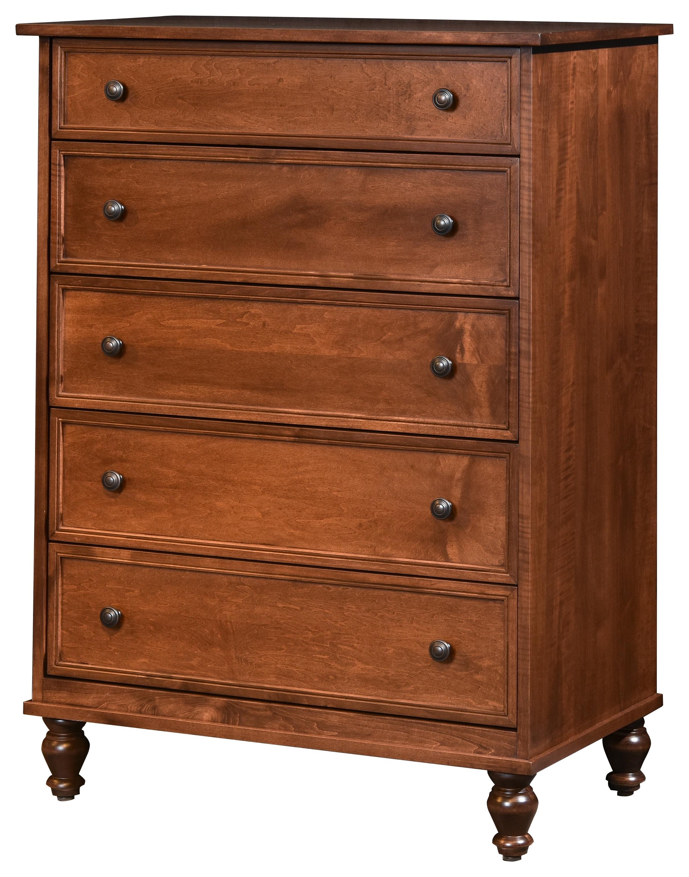 Wayside Custom Furniture Newport Small 5 Drawer Chest
