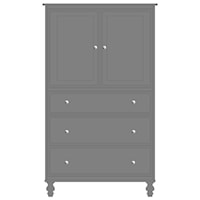 2 Door, 3 Drawer Armoire