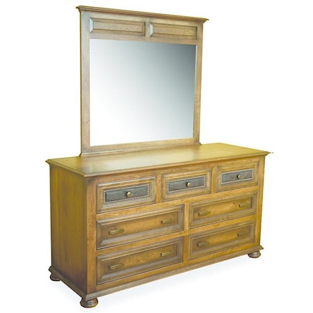 9 Drawer Dresser & Mirror