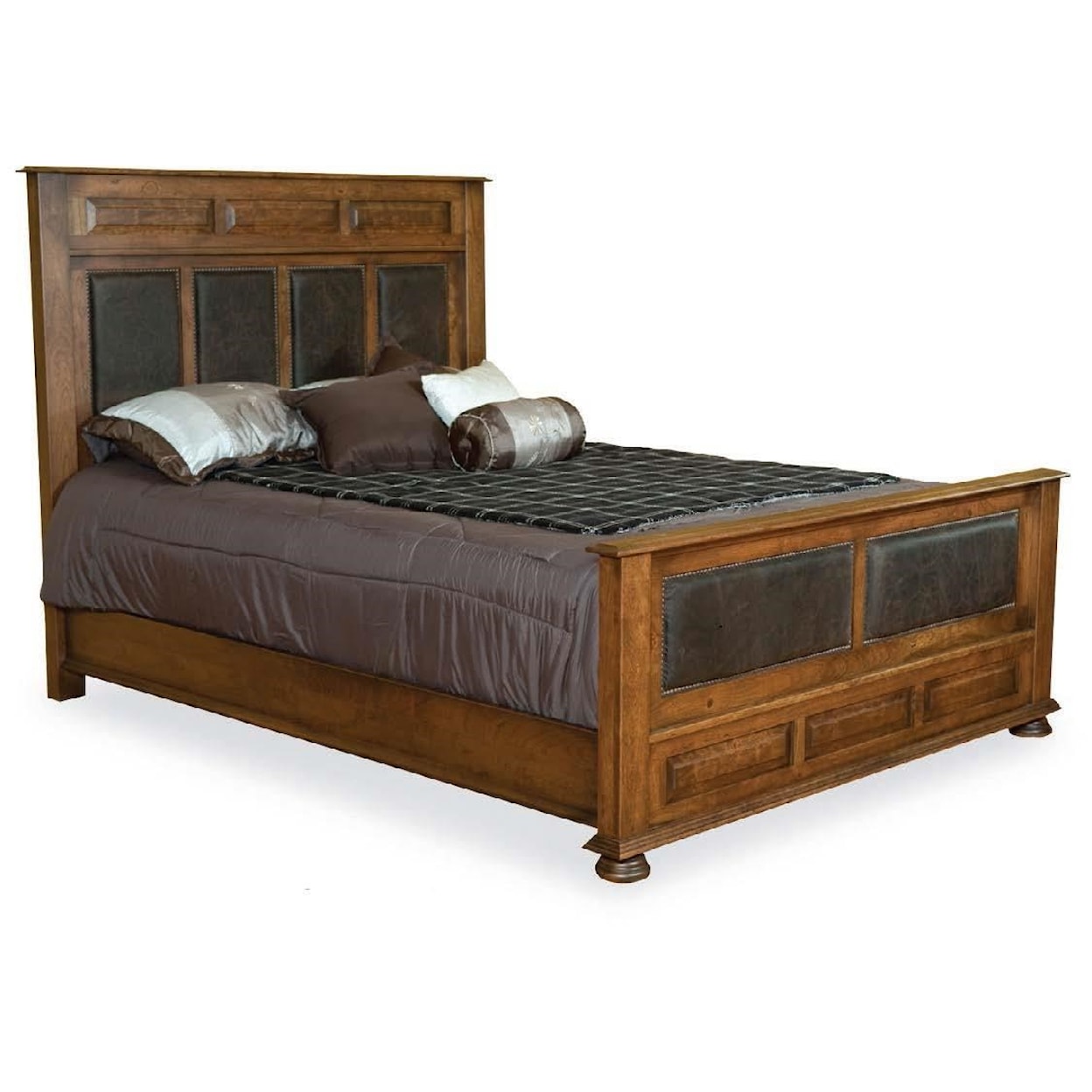 Wayside Custom Furniture Canyon Creek King Panel Bed