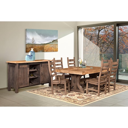 Rustic Carlisle Dining Room