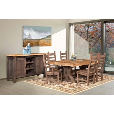 Rustic Carlisle Dining Room