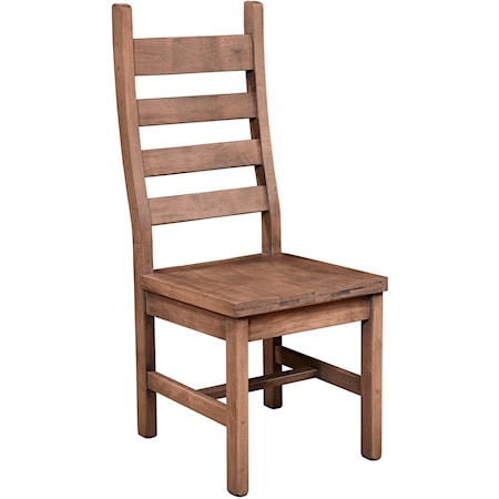 Rustic Ladder Back Side Chair