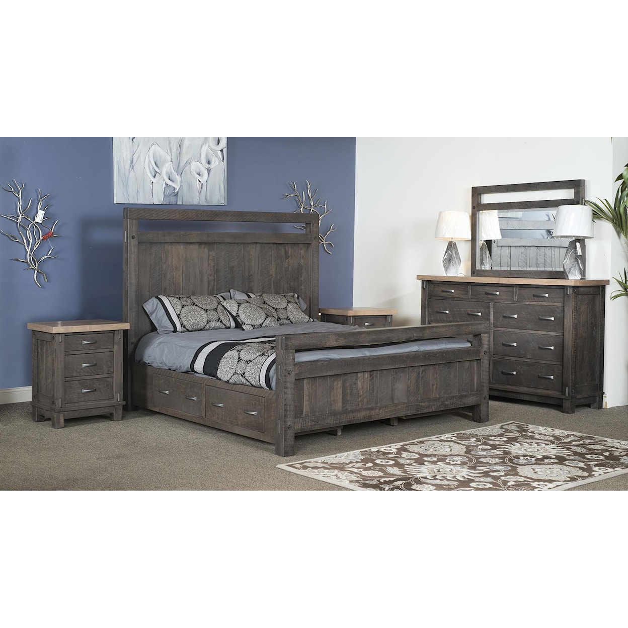 Wayside Custom Furniture Timber Bedroom Timber Bedroom Group