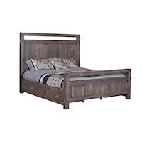 King Bed With Side Storage