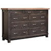 Wayside Custom Furniture Timber Bedroom Mule Dresser