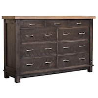 9 Drawer Mule Dresser