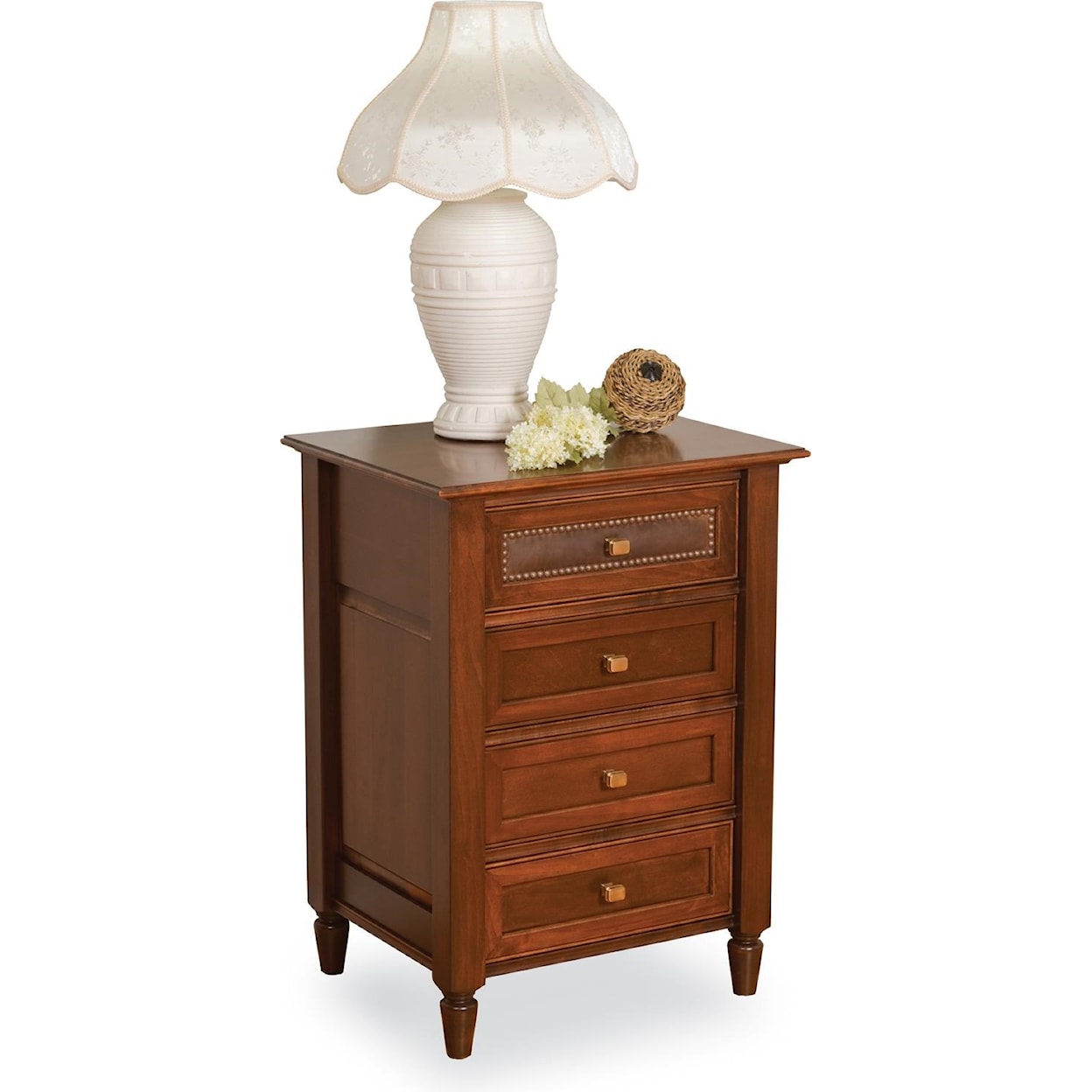 Wayside Custom Furniture Stonebriar 4 Drawer Nightstand