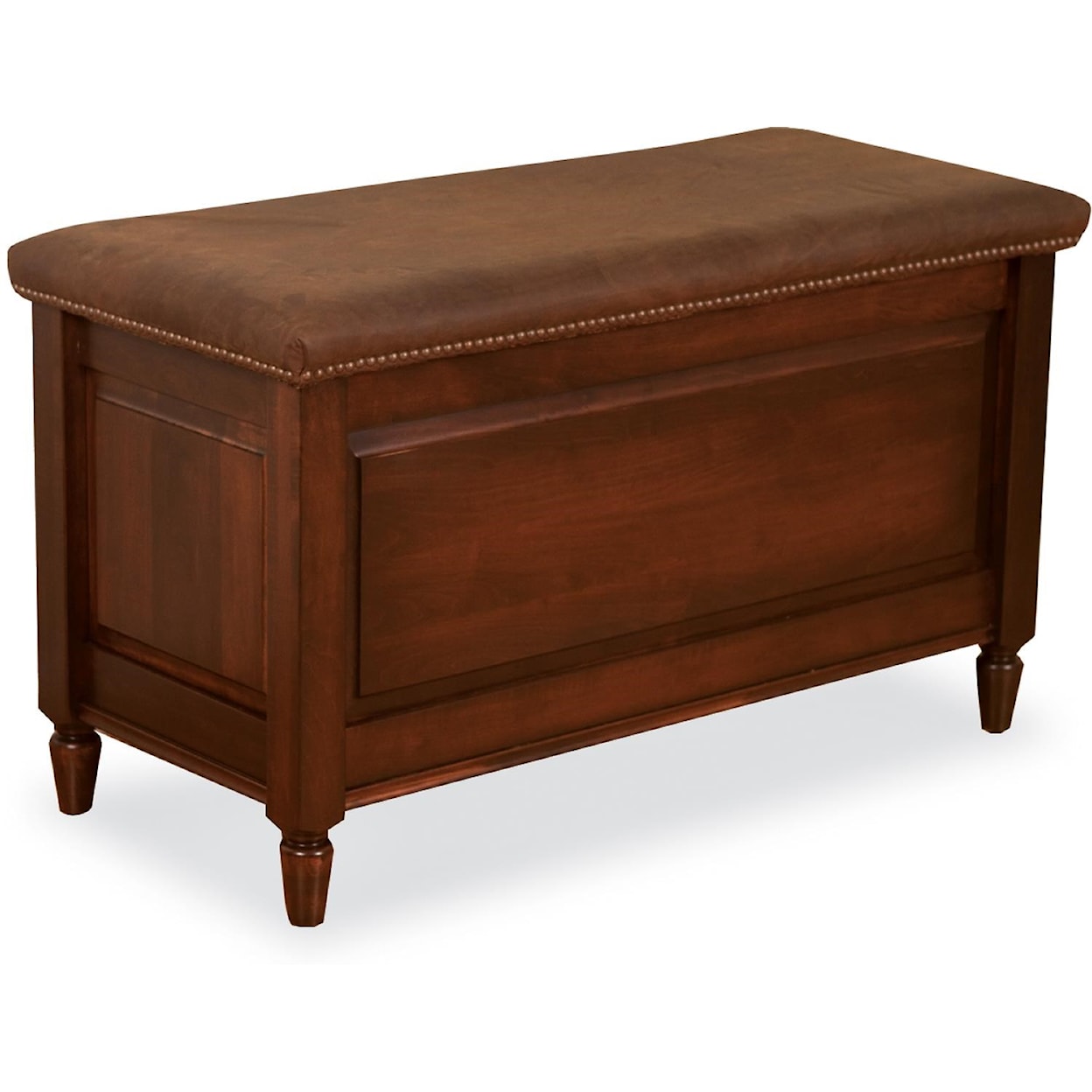 Wayside Custom Furniture Stonebriar Blanket Chest with Leather Seat