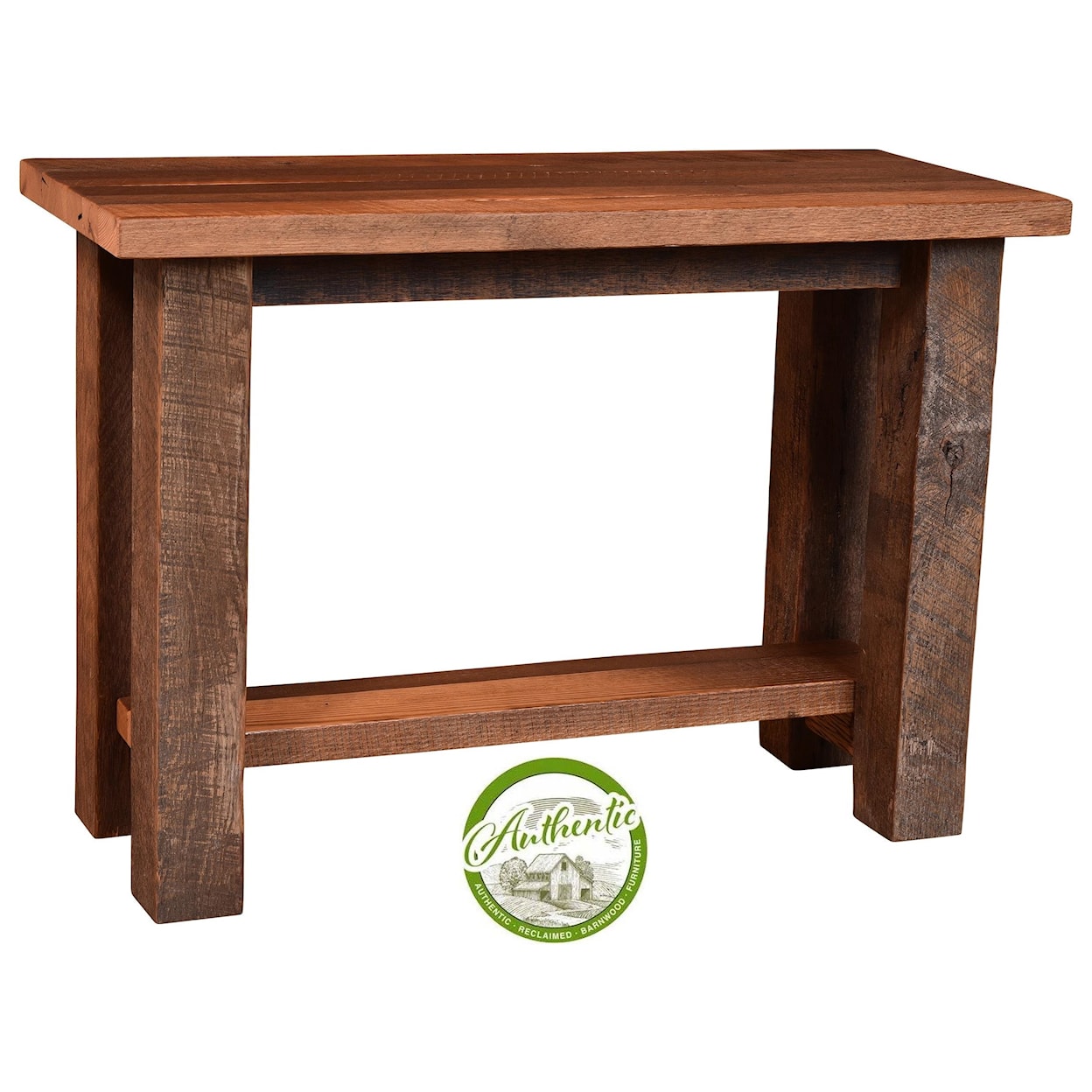 Urban Barnwood Furniture Almanzo Reclaimed Barnwood Sofa Table