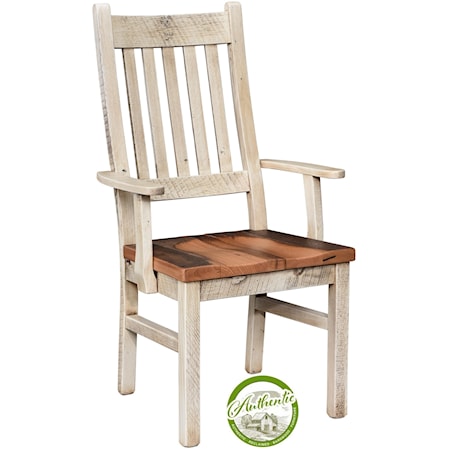 Reclaimed Barnwood Arm Chair