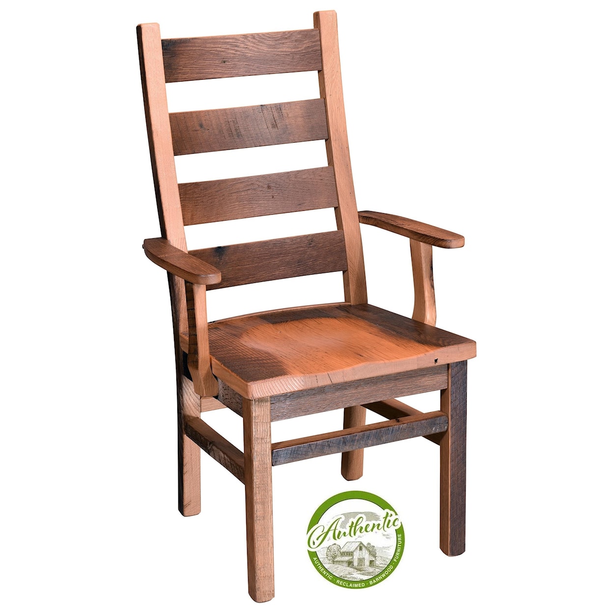 Urban Barnwood Furniture Grove Reclaimed Barnwood Arm Chair