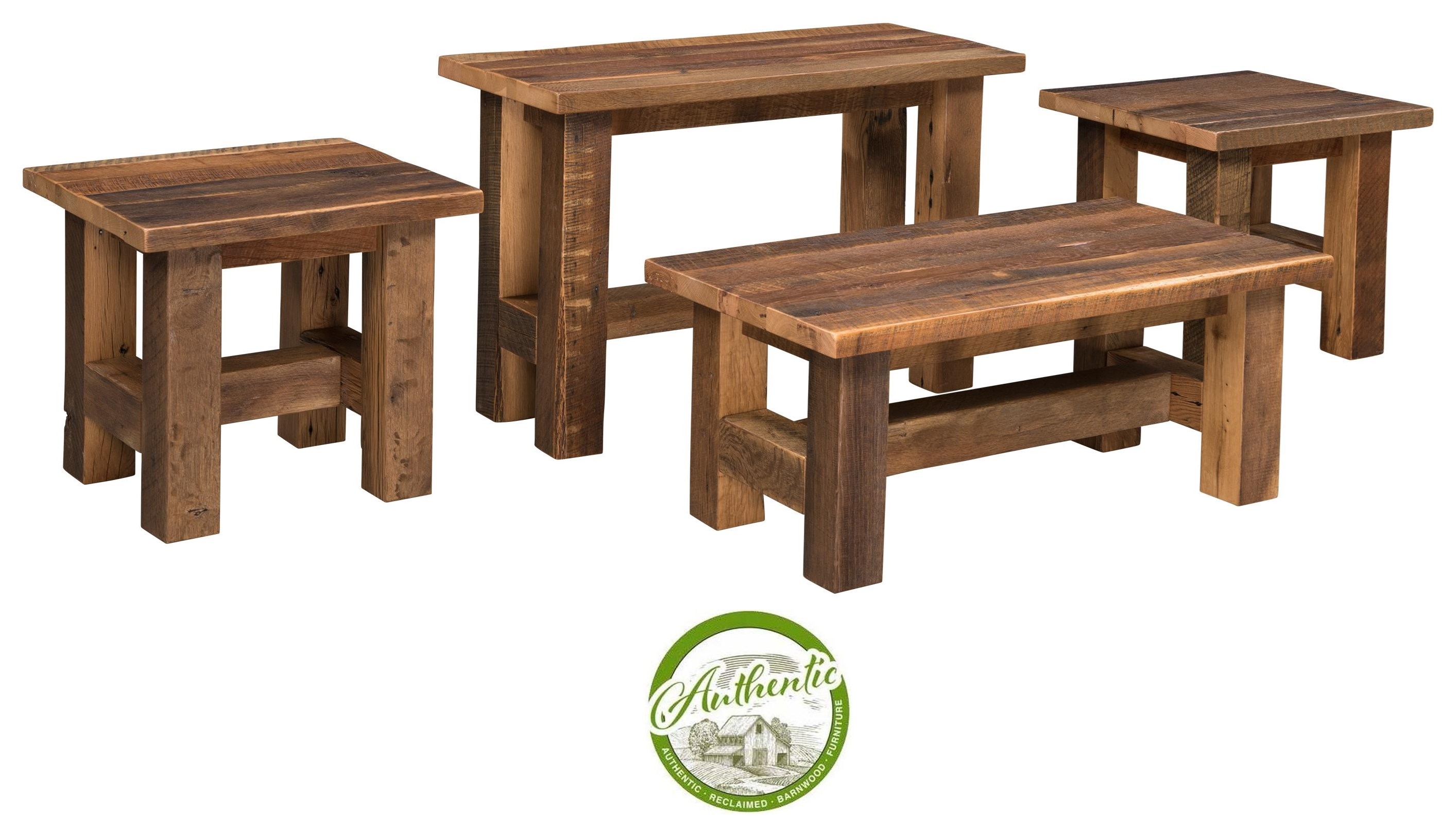 Urban Barnwood Furniture Grove Reclaimed Barnwood End Table