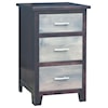 Wayside Custom Furniture Urban Cottage 3 Drawer Nightstand