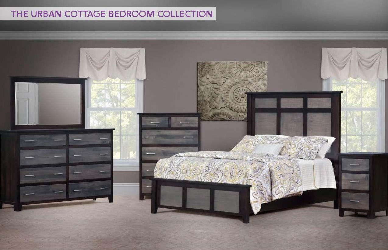 Wayside Custom Furniture Urban Cottage 5pc Queen Bedroom Group
