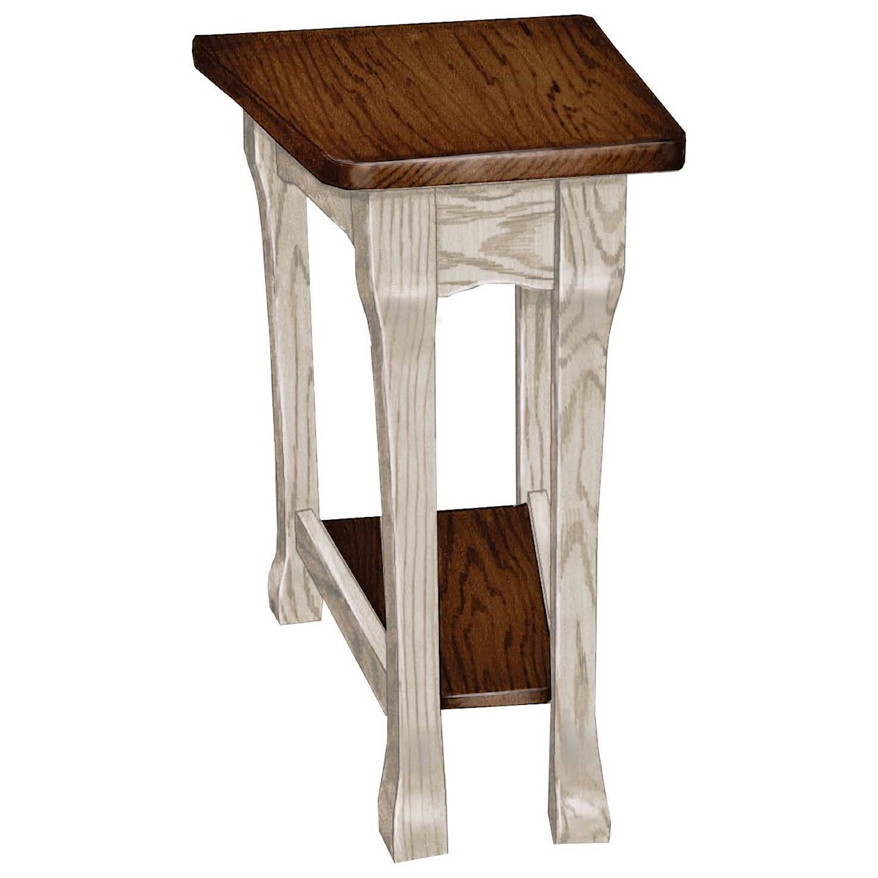 Wayside Custom Furniture Fairfield Small Wedge Table