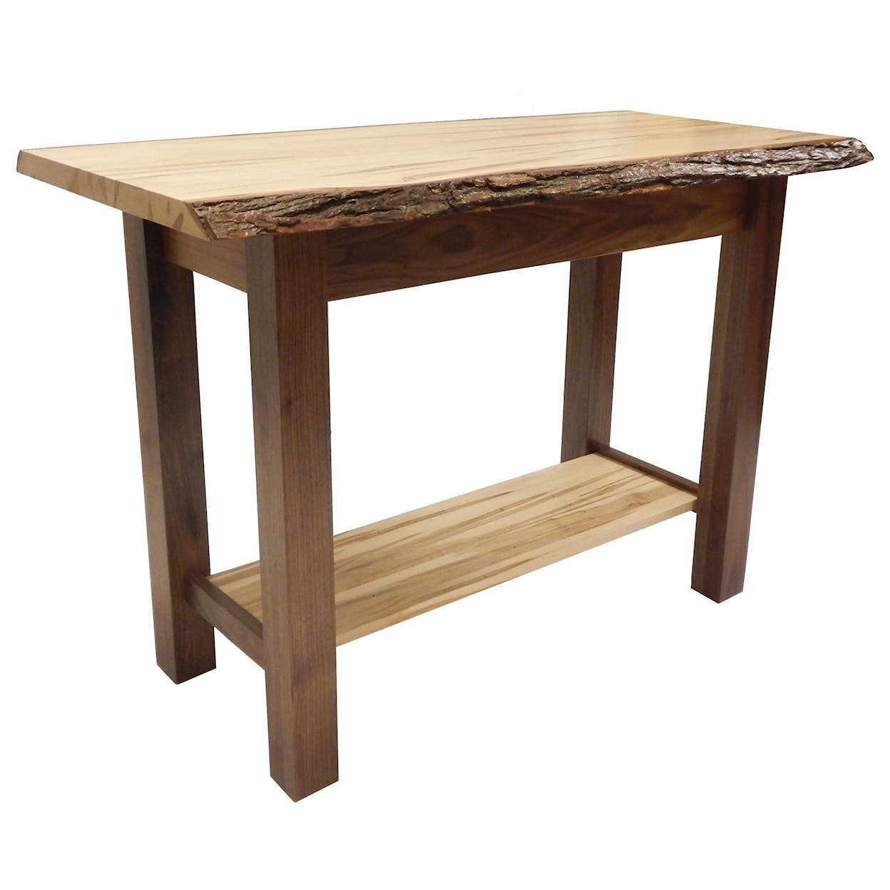 Wayside Custom Furniture Settler's Live Live Edge Sofa Table