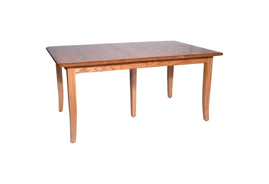 Custom Amish Dining Bunker Hill Table by Weaver Woodcraft at Saugerties Furniture Mart