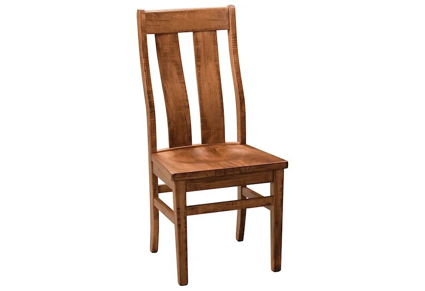 Emerson Customizable Dining Side Chair by Weaver Woodcraft at Saugerties Furniture Mart