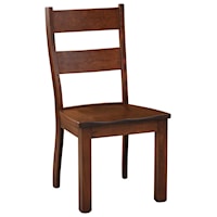 Customizable Solid Wood Side Chair