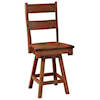 Wengerd Wood Products Amhurst 24" Swivel Stool