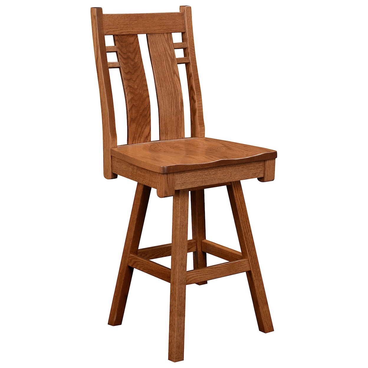 Wengerd Wood Products Bungalow 30" Swivel Stool