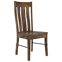 Customizable Solid Wood Dining Side Chair