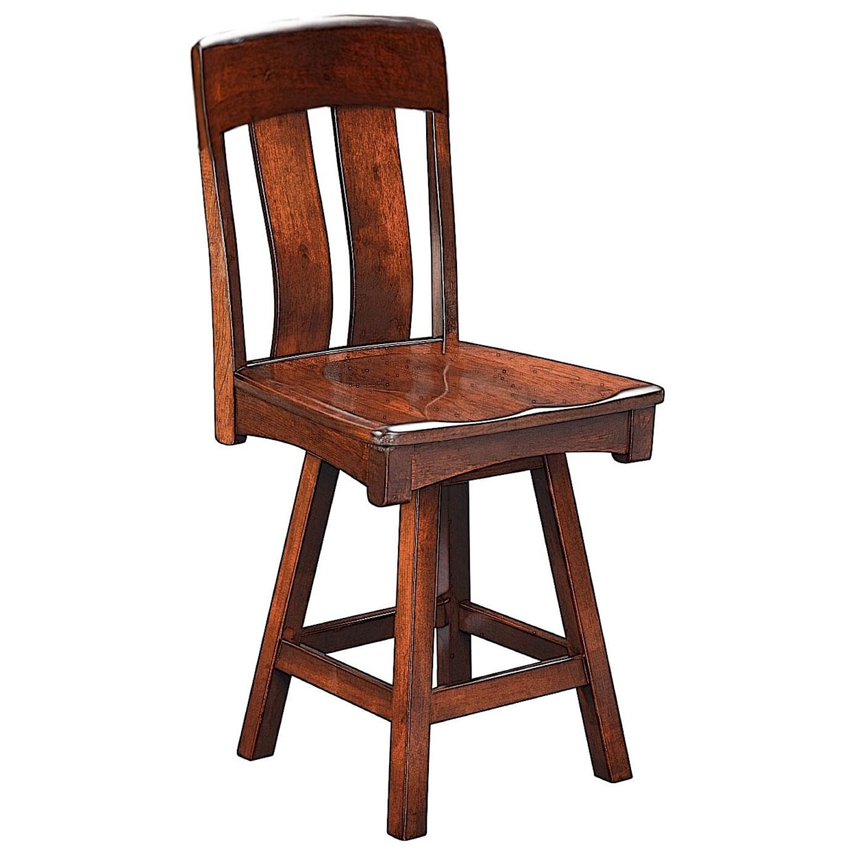 Wengerd Wood Products Cheyenne 24" Swivel Stool