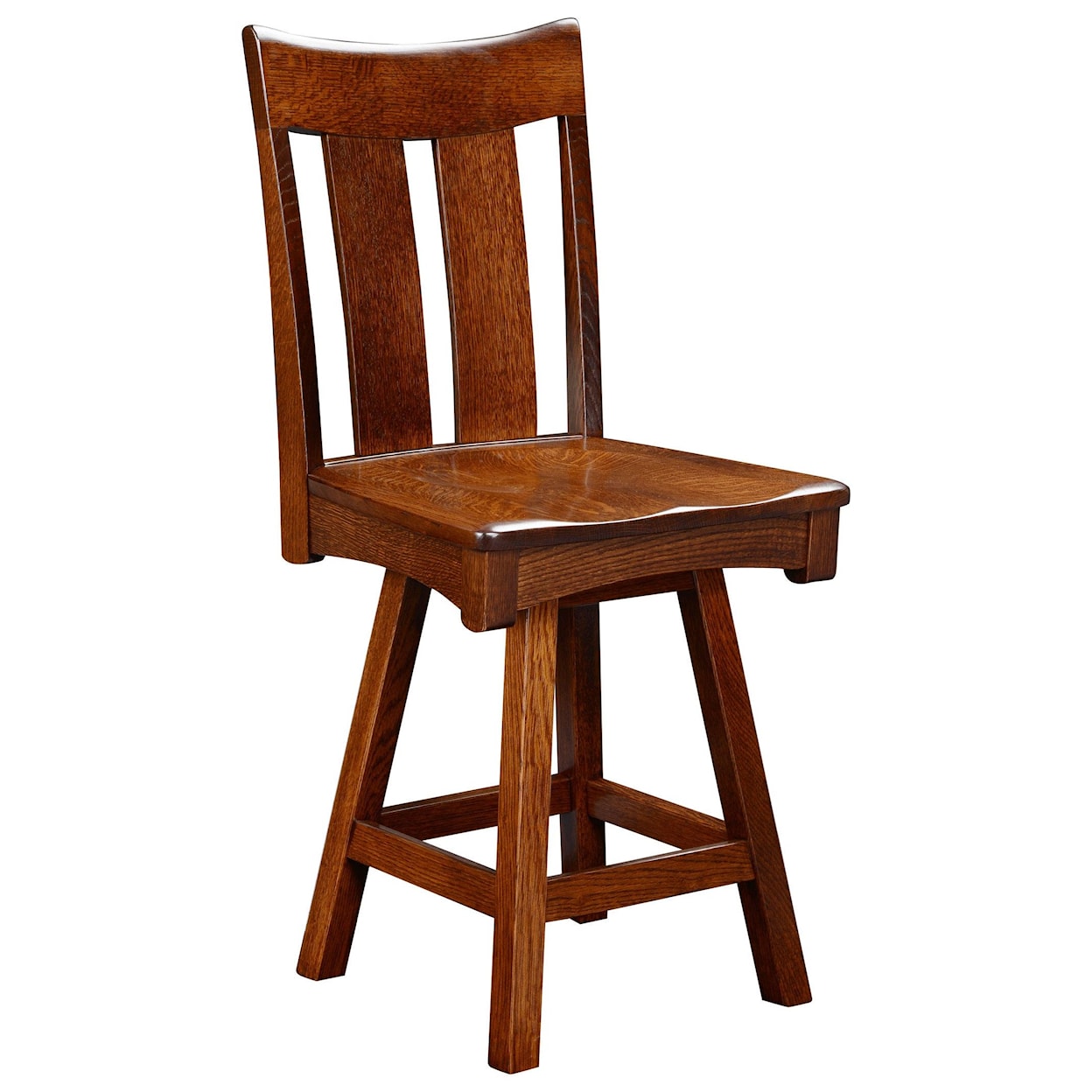 Wengerd Wood Products Galion Shaker 24" Swivel Stool