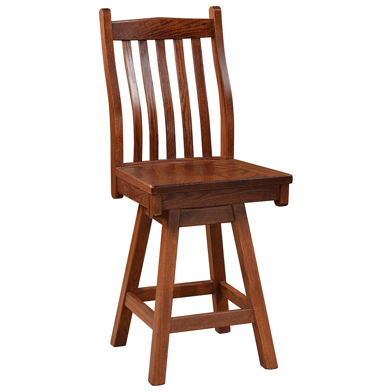 Wengerd Wood Products Lincoln 24" Swivel Stool