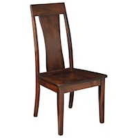 Customizable Solid Wood Dining Side Chair