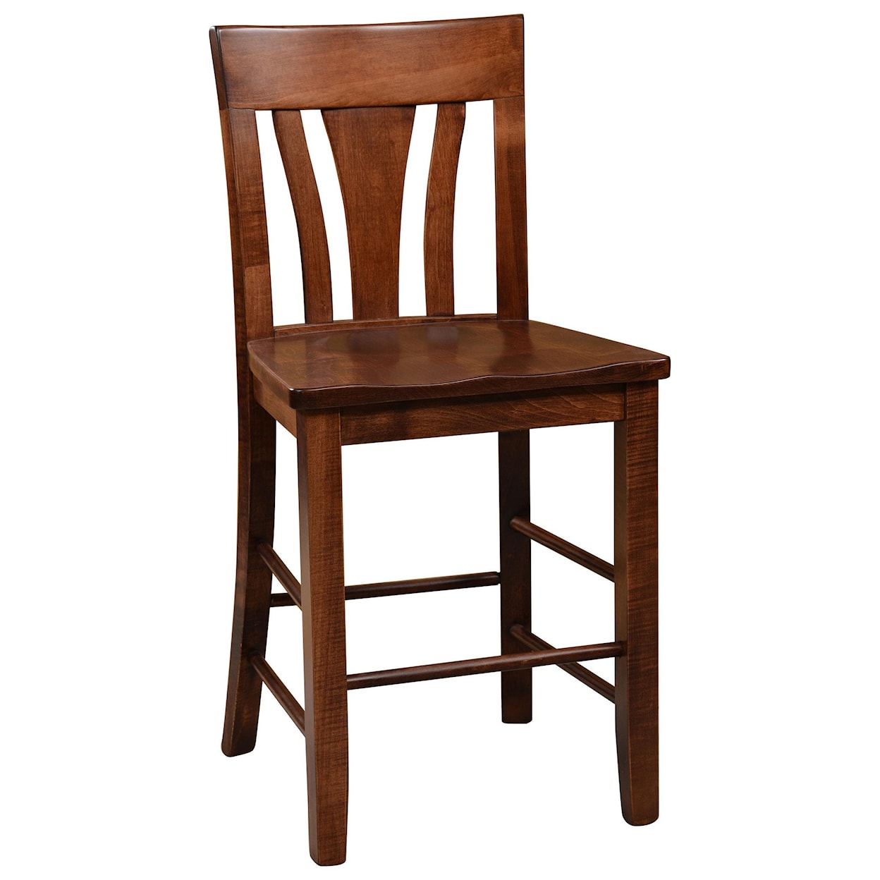 Wengerd Wood Products Mentor 24" Stationary Stool