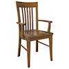 Wengerd Wood Products Mentor-Slat Arm Chair