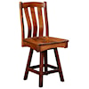 Wengerd Wood Products Monarch 24" Swivel Stool