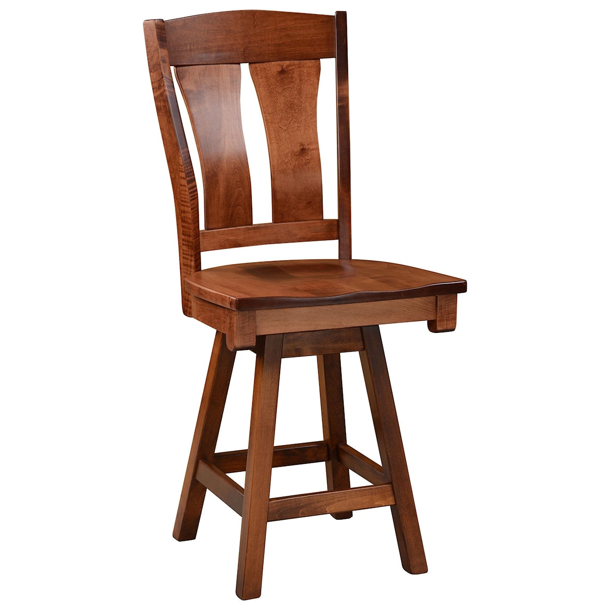 Wengerd Wood Products Omaha 24" Swivel Stool