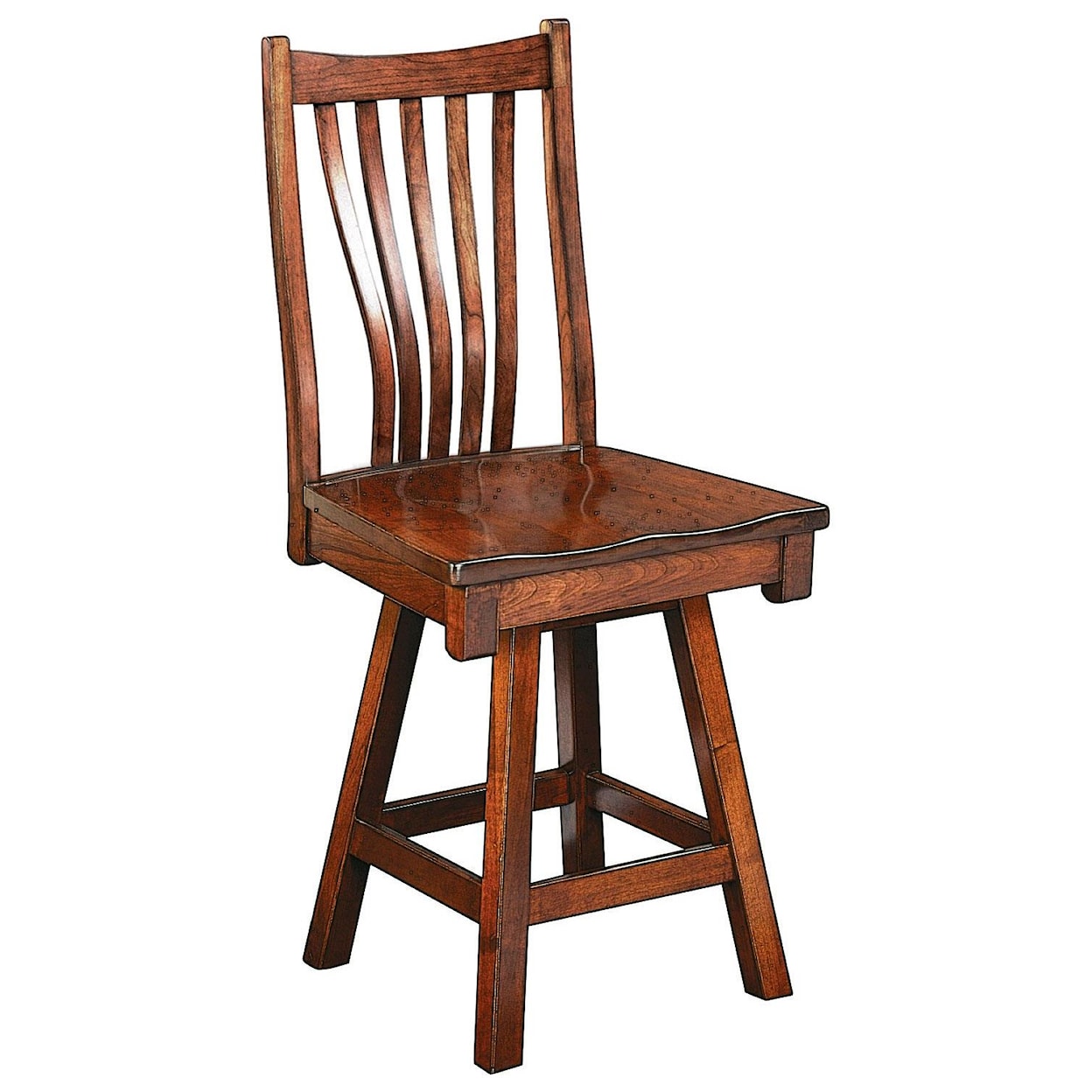 Wengerd Wood Products Reagan 24" Swivel Stool