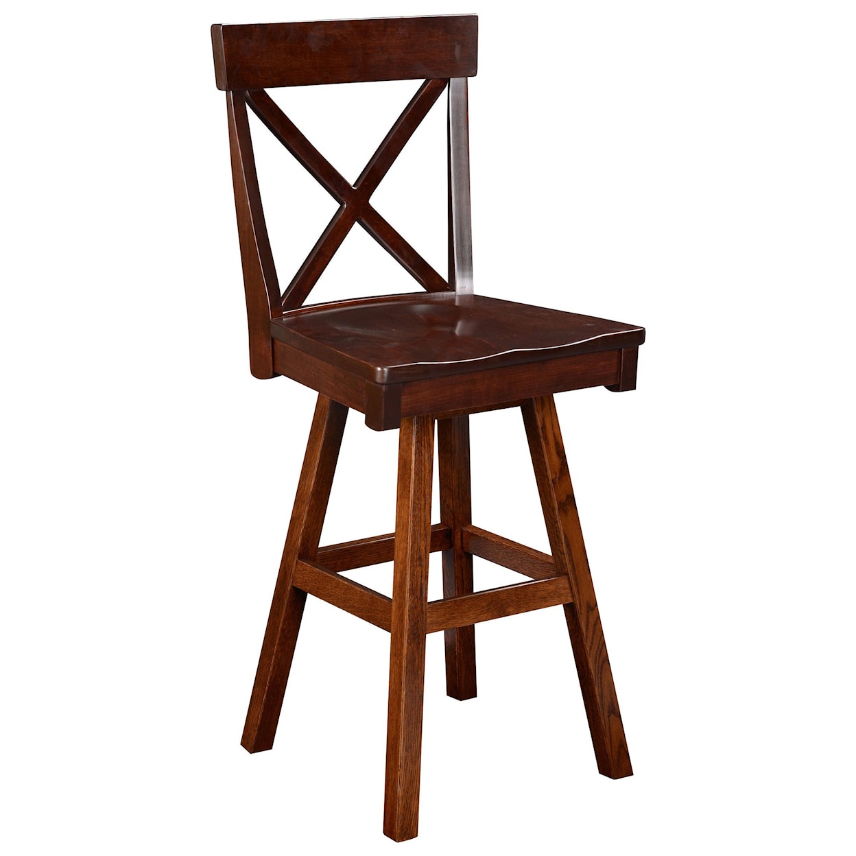 Wengerd Wood Products Singleton 30" Swivel Stool