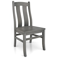 Customizable Solid Wood Dining Side Chair