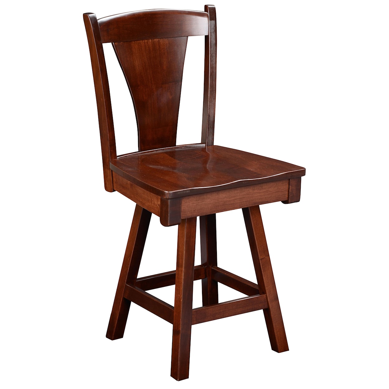 Wengerd Wood Products Woodville 24" Swivel Stool